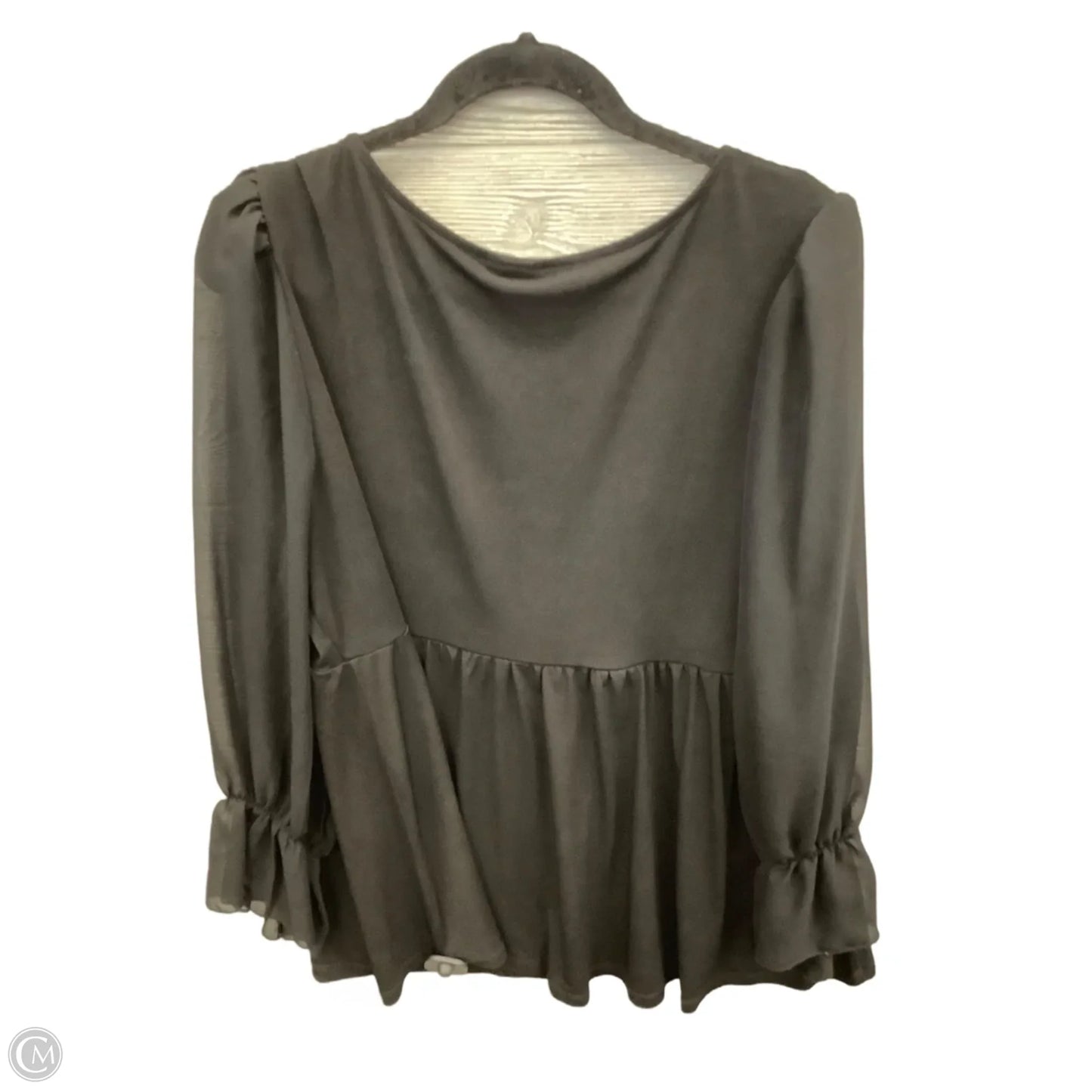Top Long Sleeve By Torrid In Black, Size: 2x