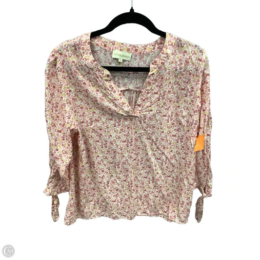 Top Long Sleeve By Cynthia Rowley In Pink, Size: M