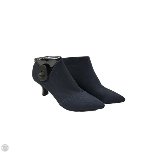 Boots Ankle Heels By Adrianna Papell In Blue, Size: 7.5