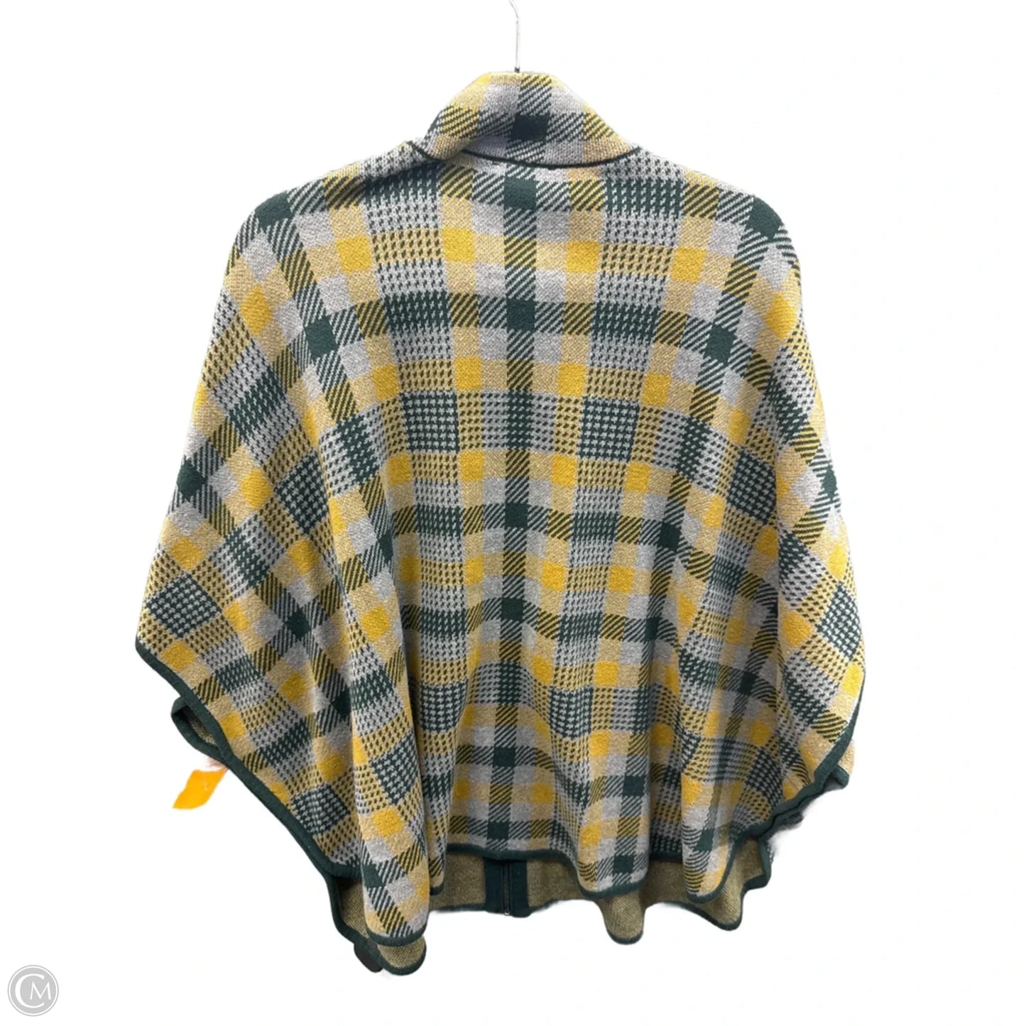 Cardigan By Jones New York In Green & Yellow, Size: L