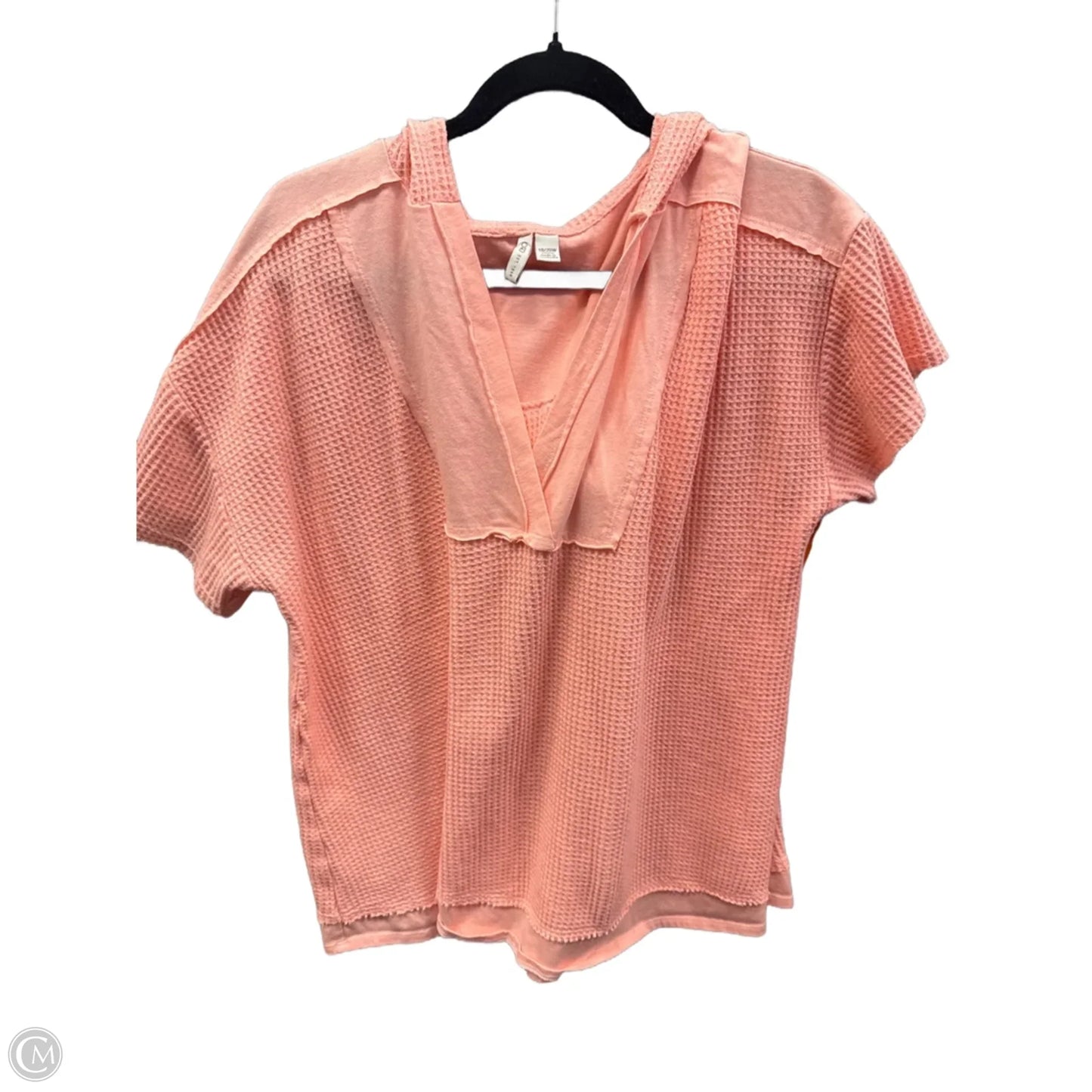 Top Short Sleeve By Cato In Pink, Size: 1x