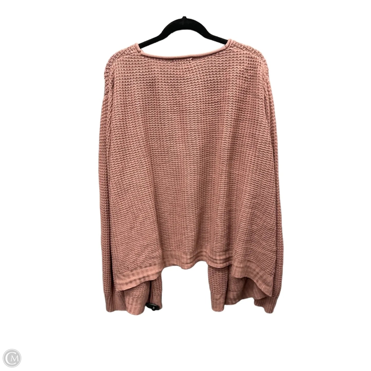 Cardigan By Zenana In Pink, Size: 1x