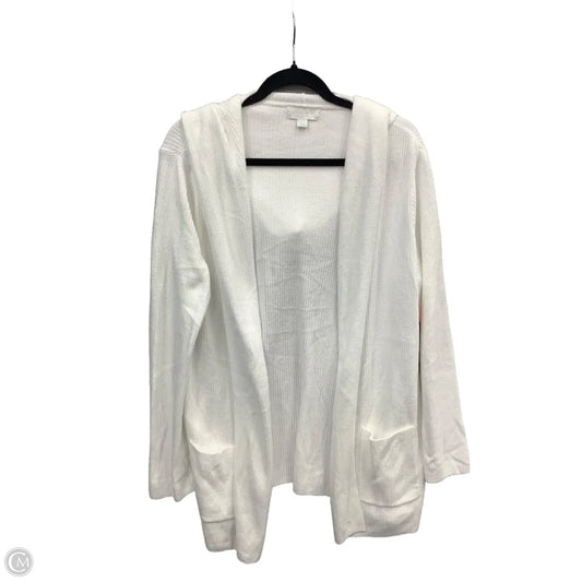Cardigan By Barefoot Dreams In White, Size: 1x