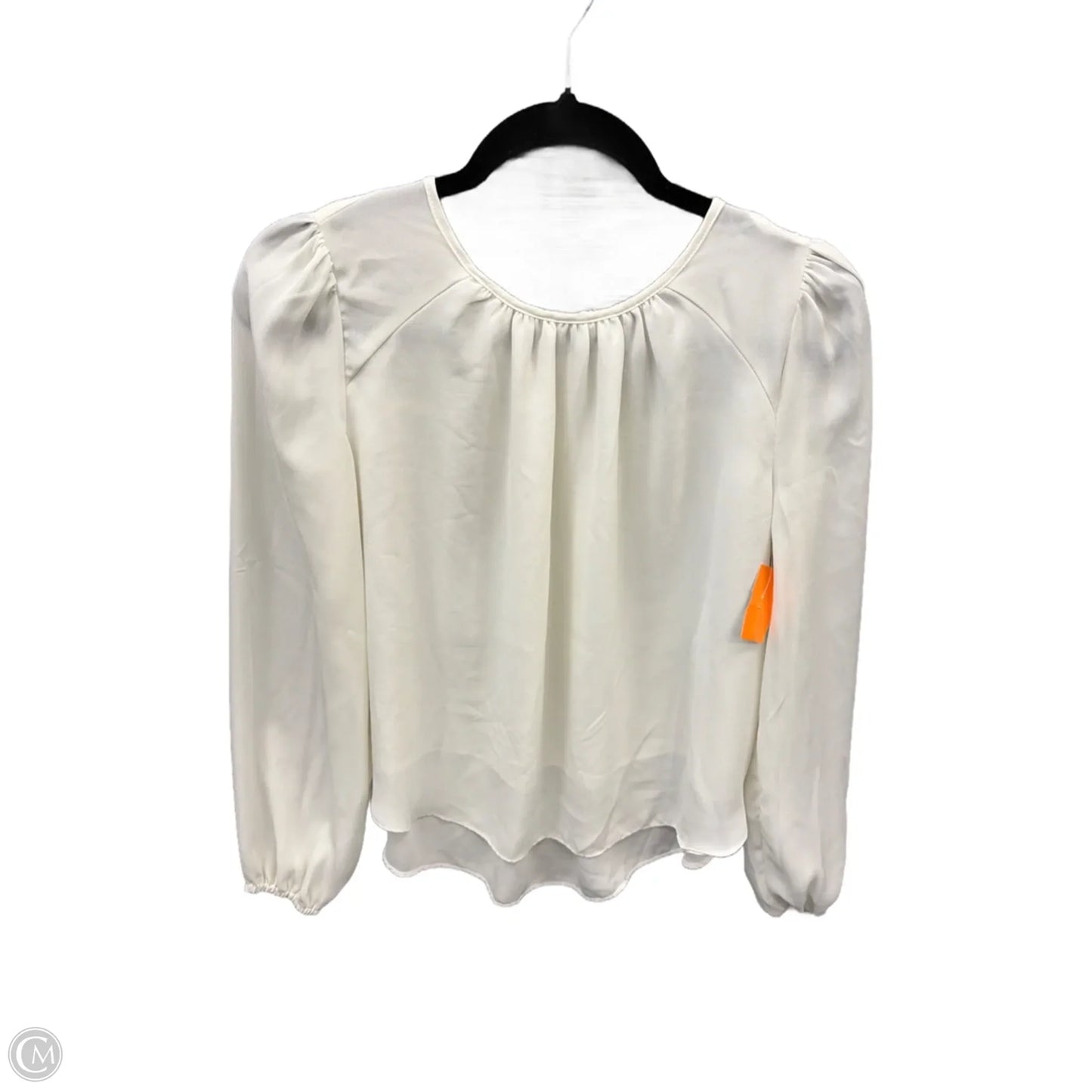 Blouse Long Sleeve By Sincerely Jules In White, Size: S