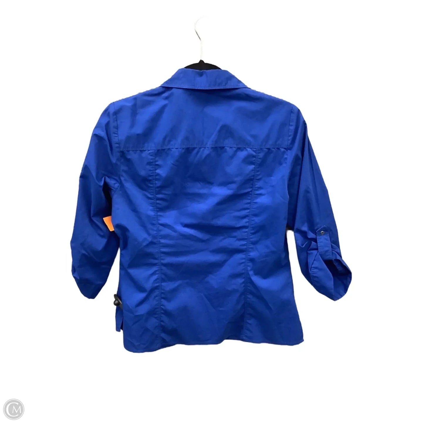 Top Long Sleeve By Zac And Rachel In Blue, Size: M