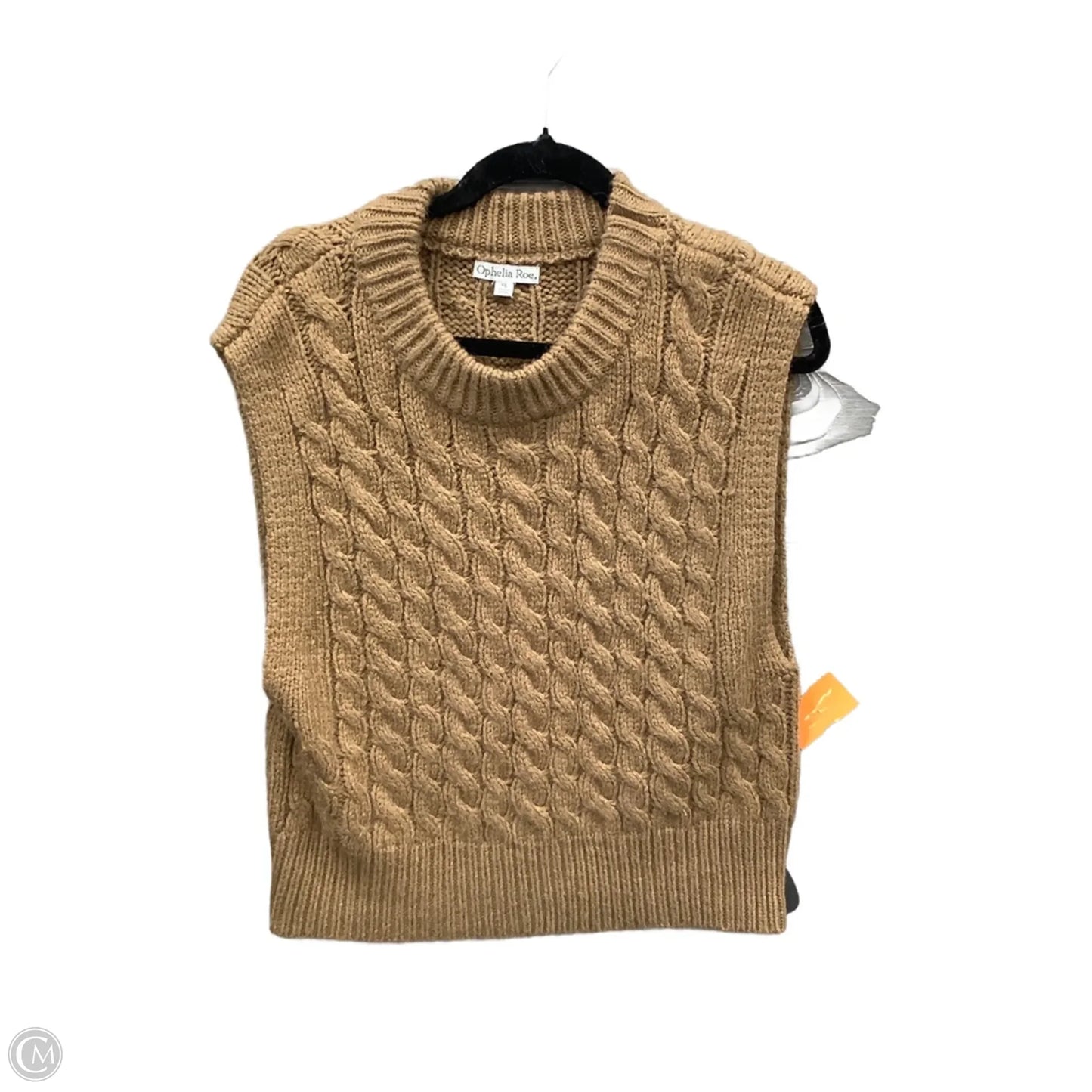 Vest Sweater By Ophelia Roe In Brown, Size: Xl