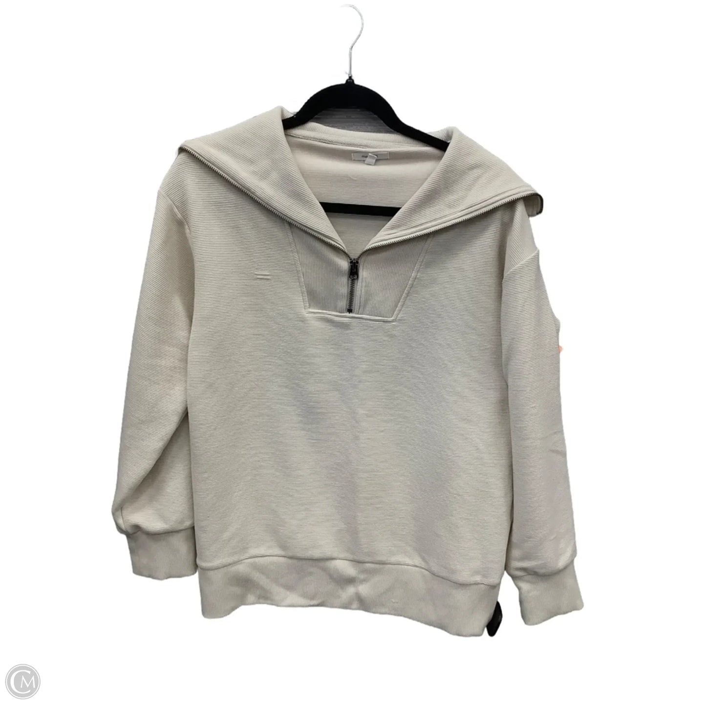 Sweatshirt Collar By Maurices In Cream, Size: Xs