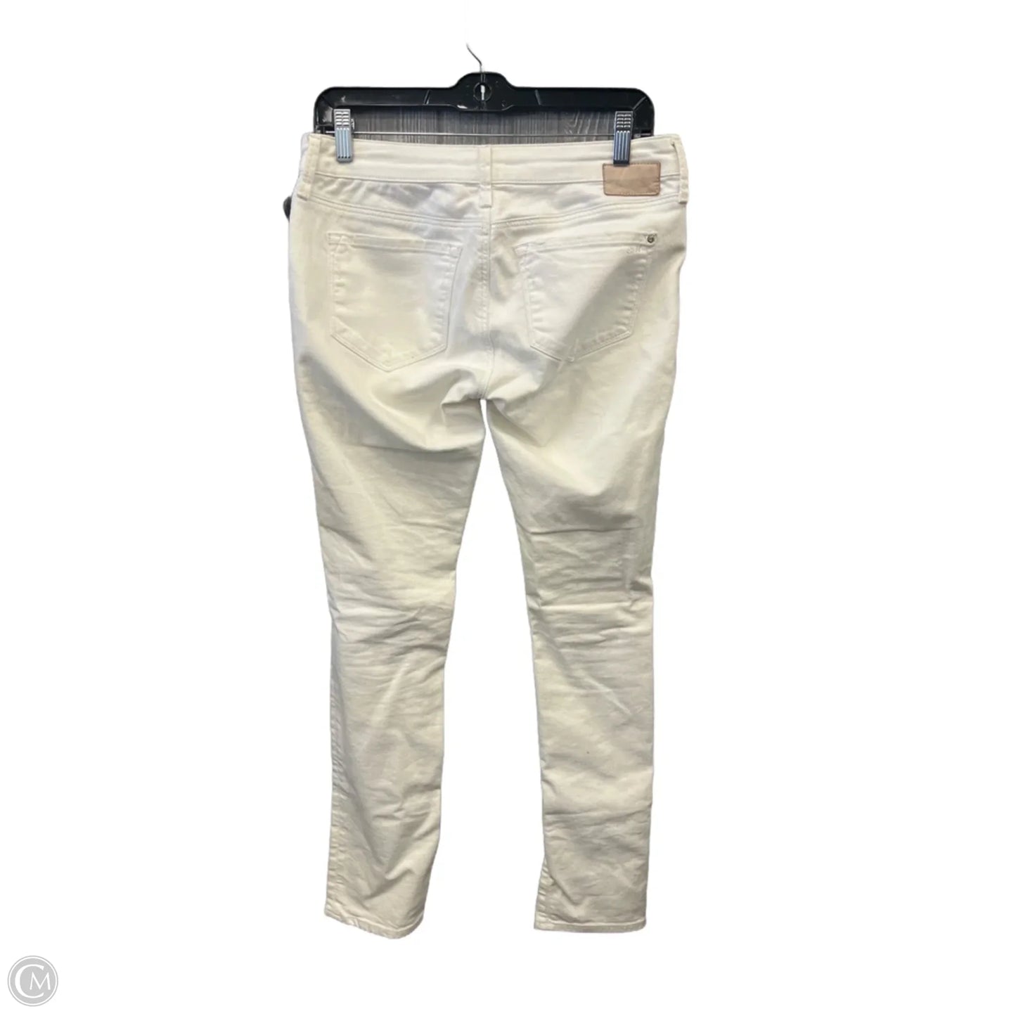 Jeans Boyfriend By Mavi In White Denim, Size: 14