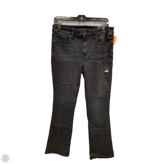 Jeans Skinny By American Eagle In Black Denim, Size: 8