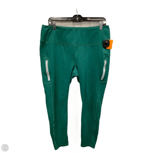 Athletic Leggings By Mondetta In Green, Size: Xl