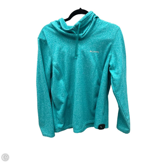 Sweatshirt Hoodie By Columbia In Green, Size: L