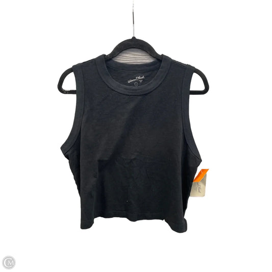 Top Sleeveless Basic By Universal Thread In Black, Size: L