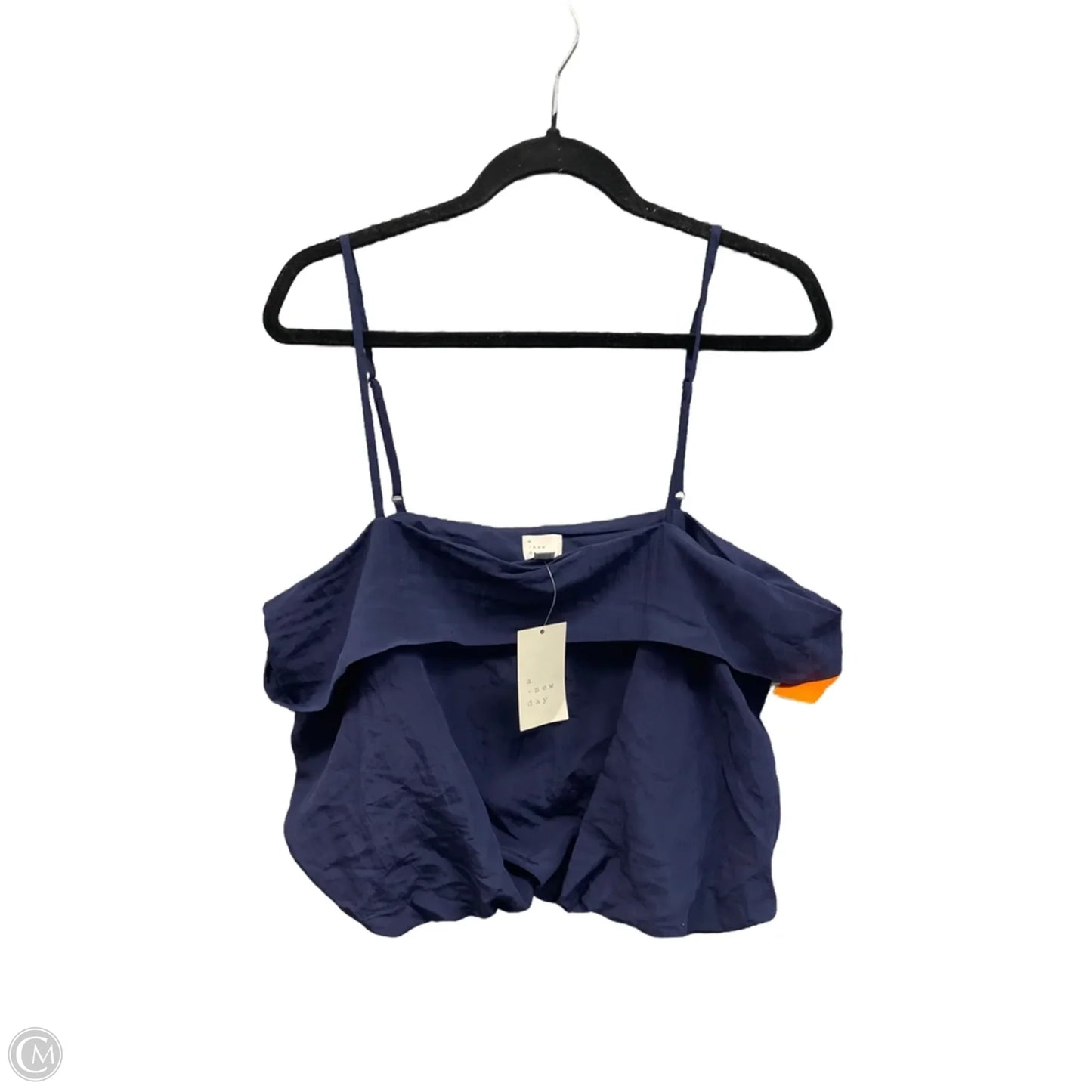 Top Sleeveless By A New Day In Blue, Size: L