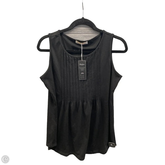 Top Sleeveless By Clothes Mentor In Black, Size: M