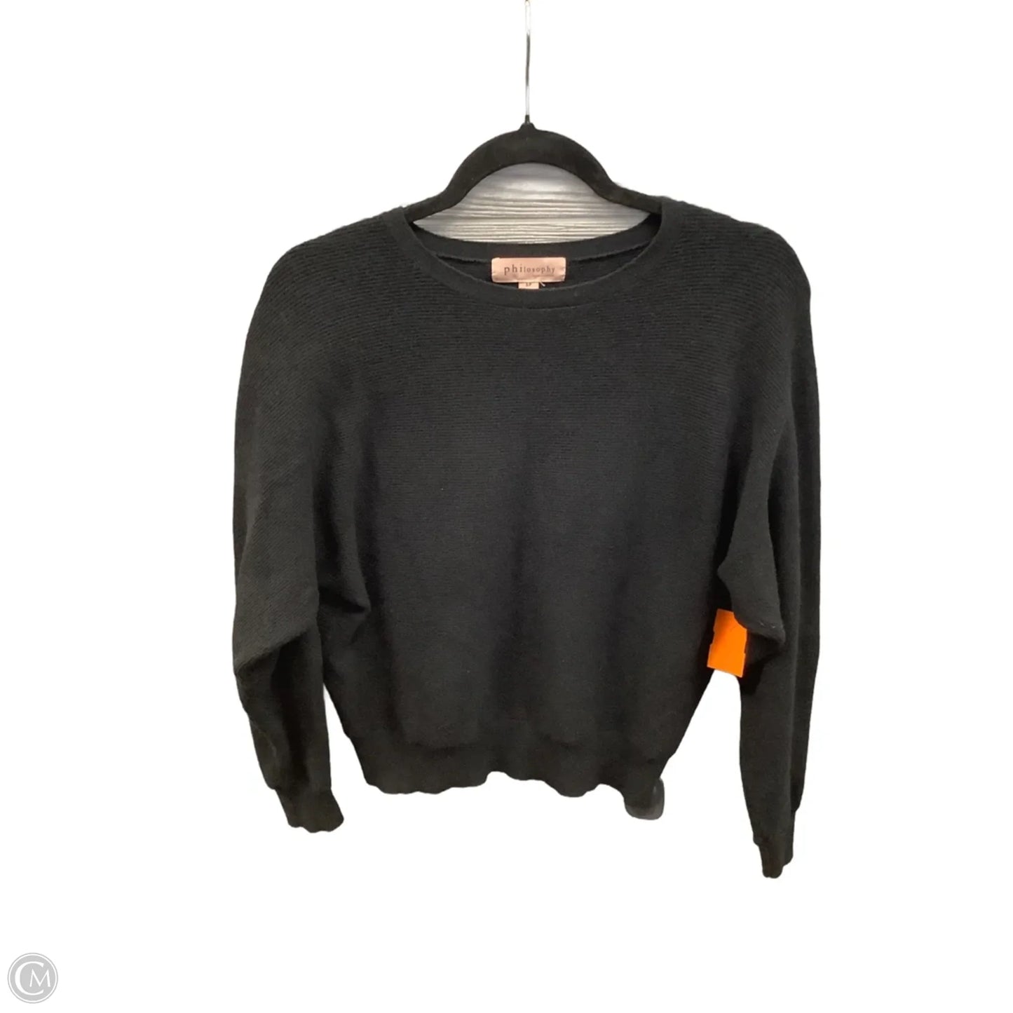 Sweater By Philosophy In Black, Size: Sp