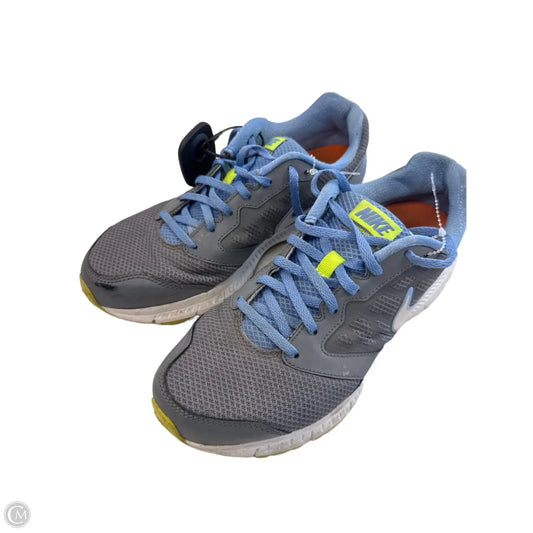 Shoes Athletic By Nike In Blue & Grey, Size: 9.5