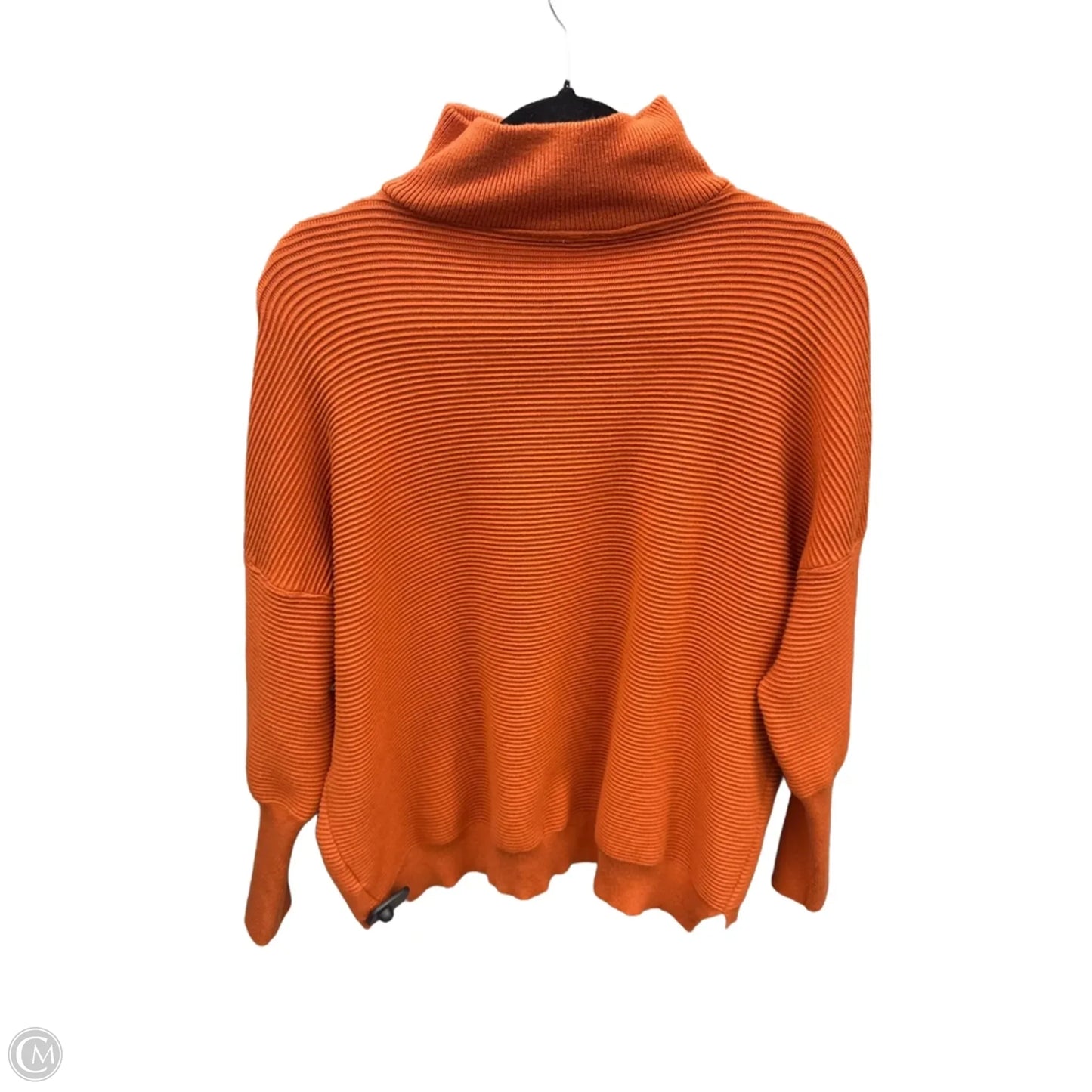 Sweatshirt Collar By Clothes Mentor In Orange, Size: L
