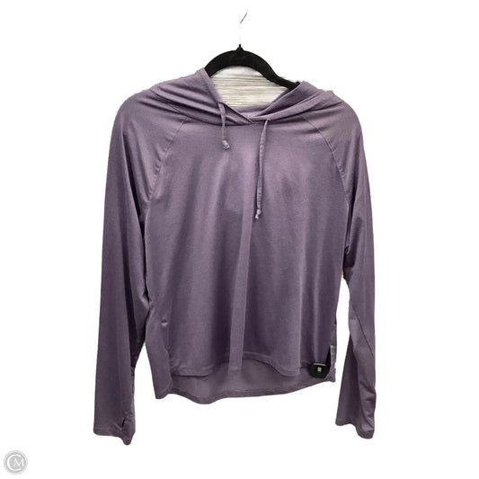 Athletic Top Long Sleeve Hoodie By Rbx In Purple, Size: L