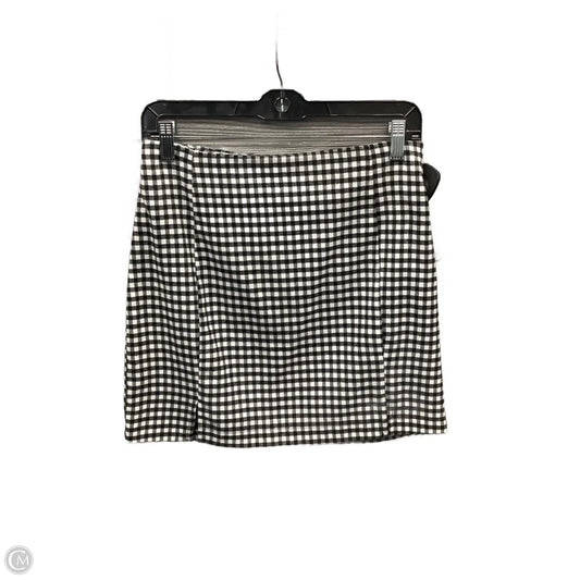 Skirt Mini & Short By Love On A Hanger In Black & White, Size: 8