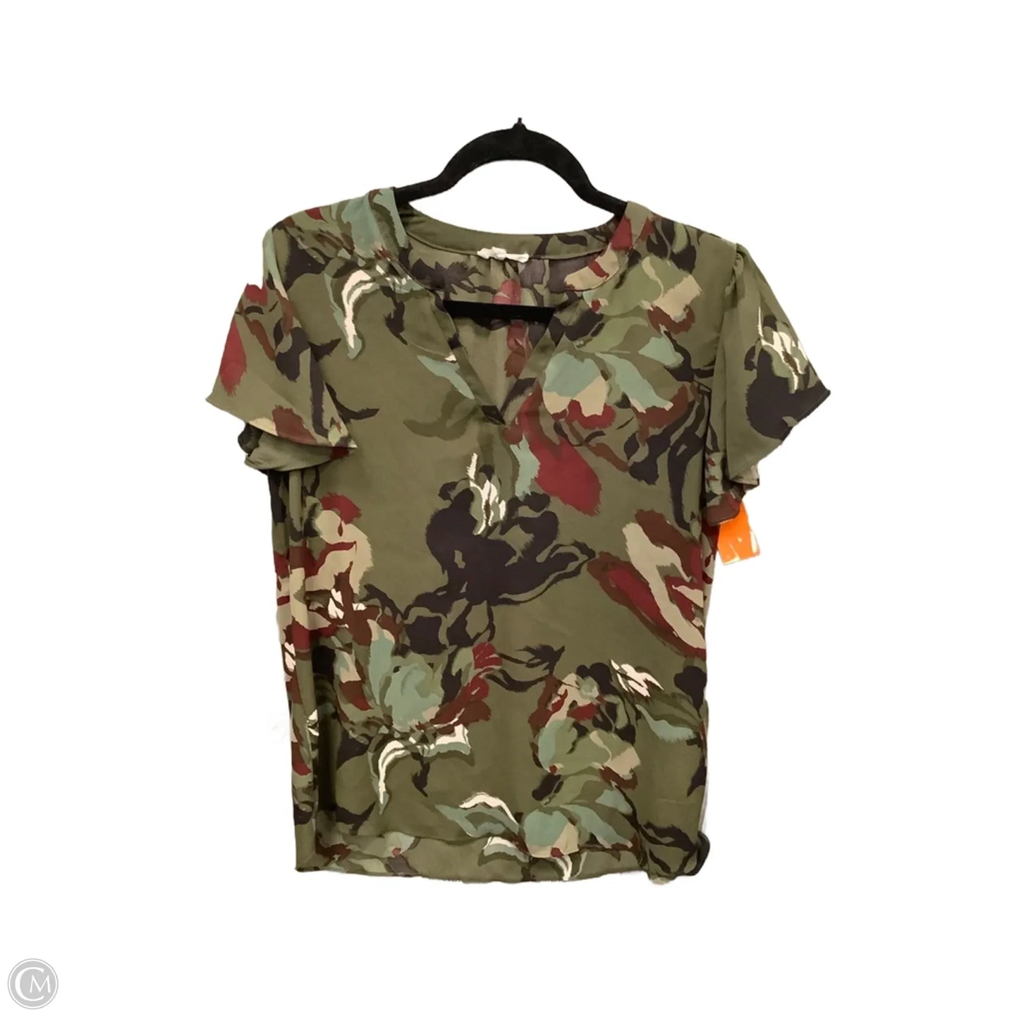 Top Short Sleeve By Maurices In Green, Size: M