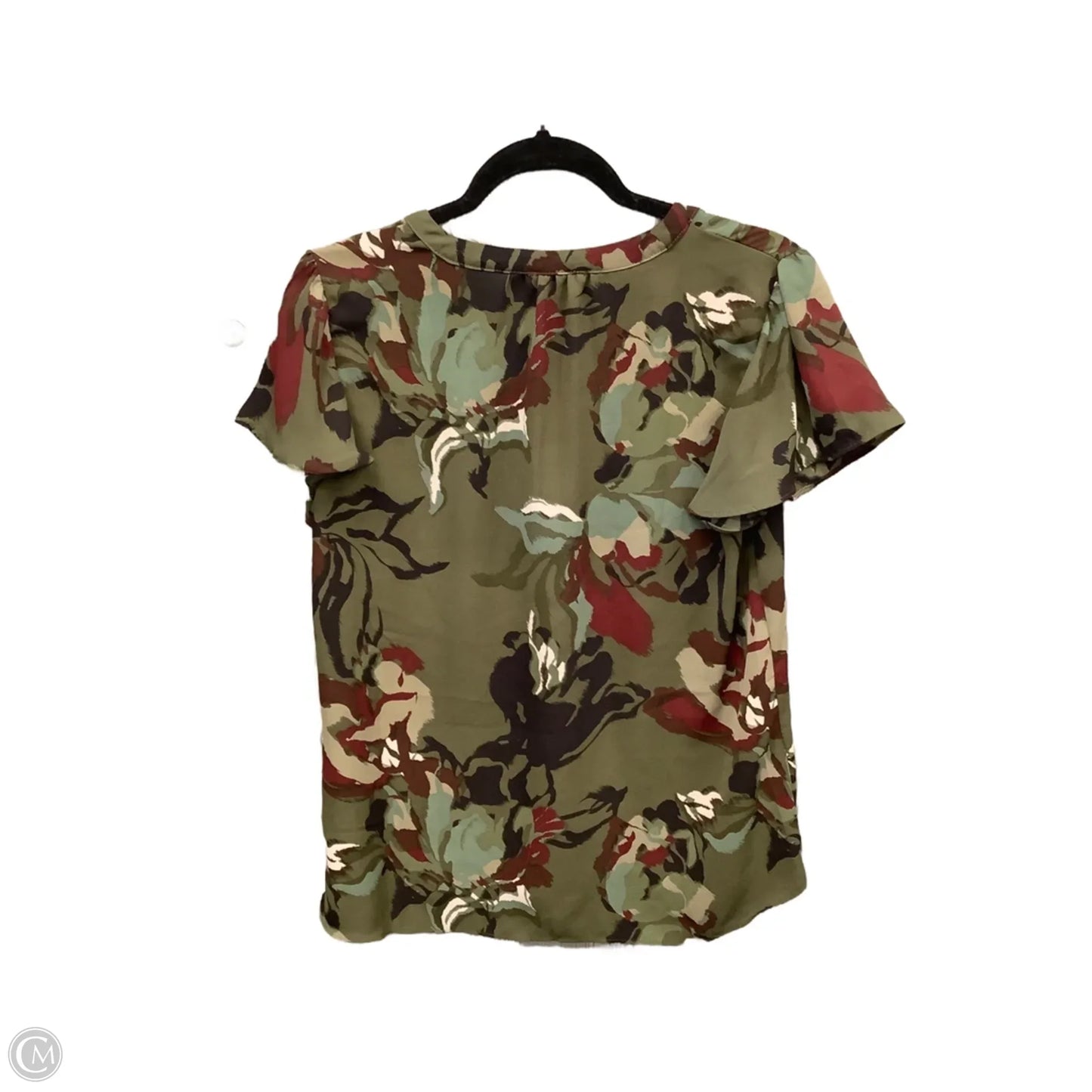 Top Short Sleeve By Maurices In Green, Size: M
