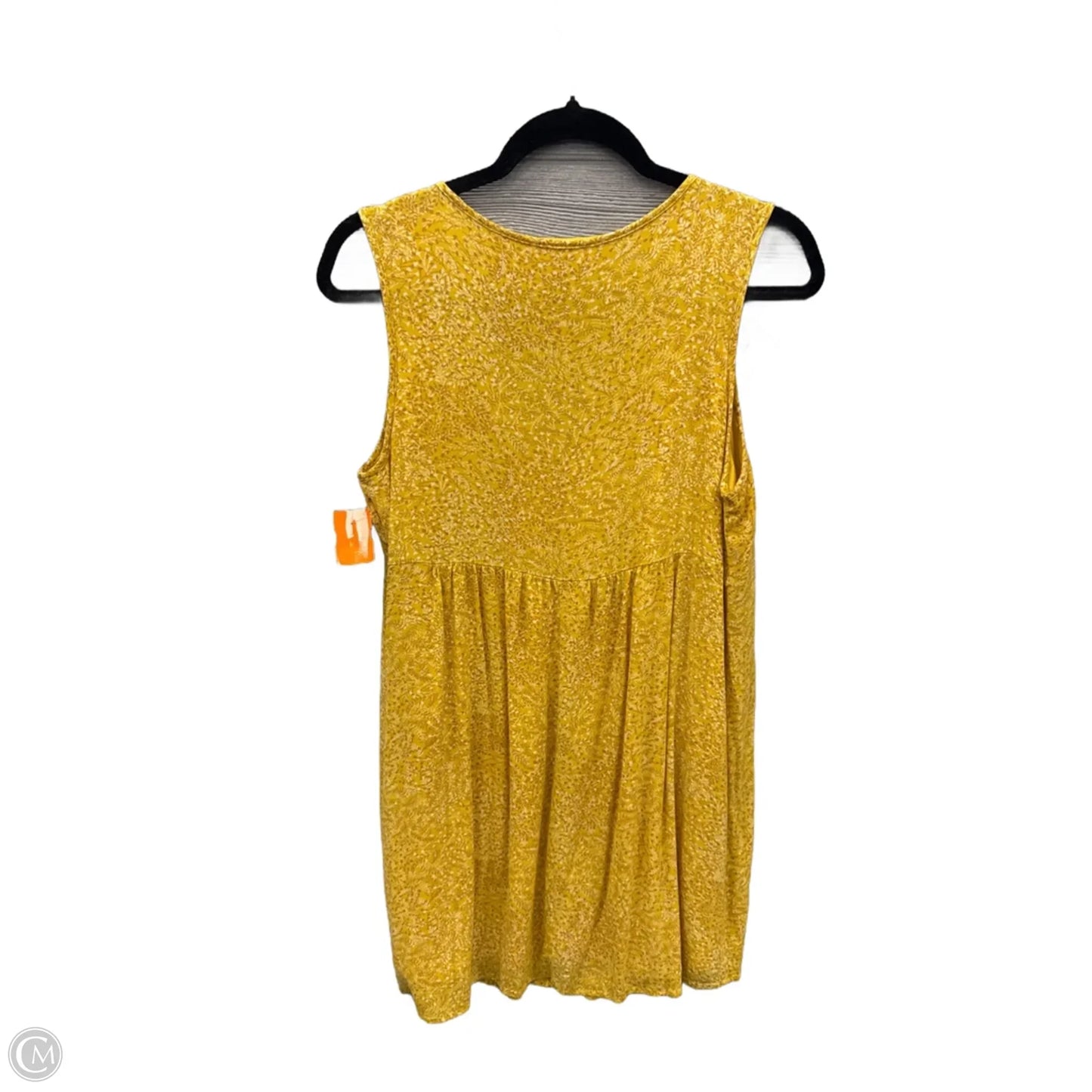 Dress Casual Short By Old Navy In Yellow, Size: M