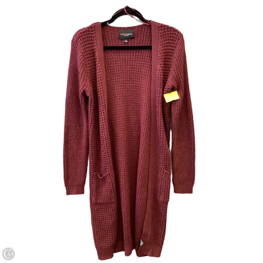 Cardigan By Ambiance Apparel In Red, Size: M