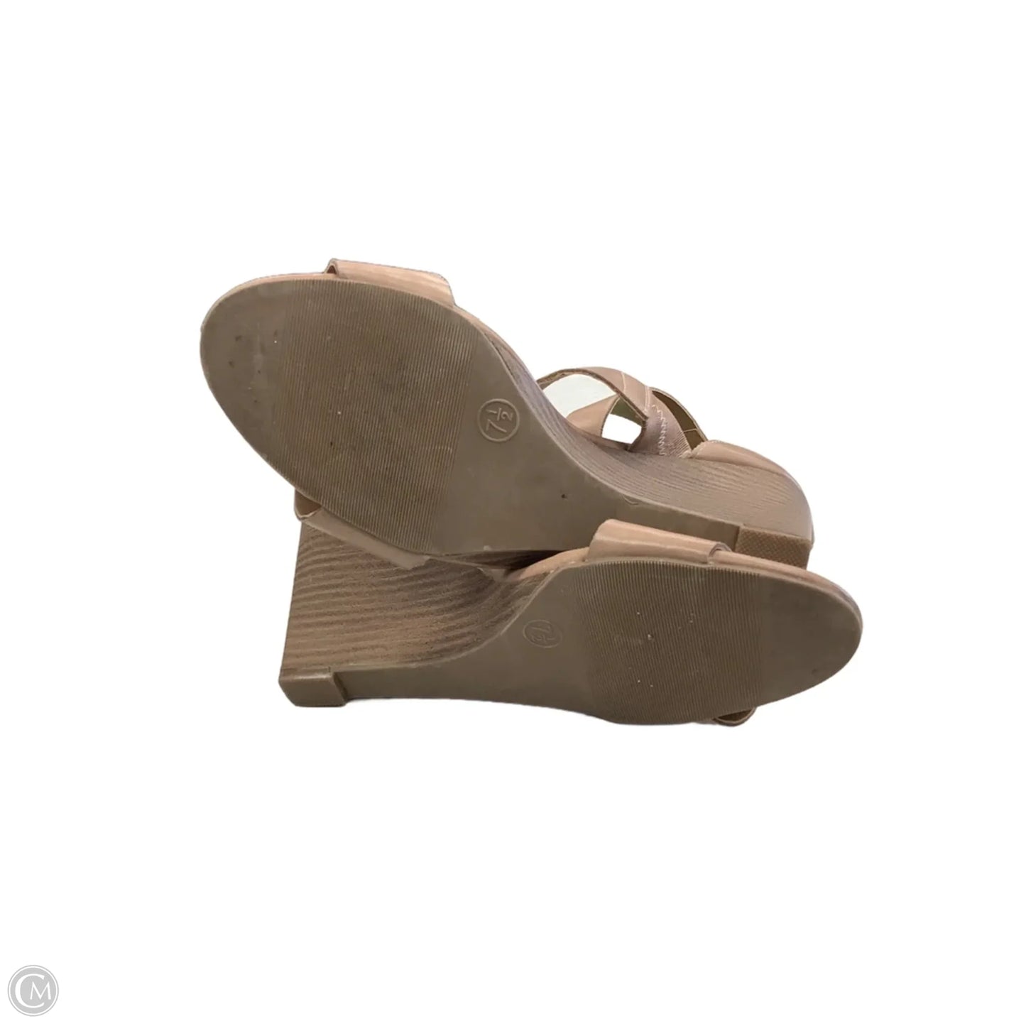 Sandals Heels Block By Merona In Brown, Size: 7.5