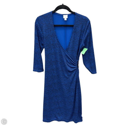 Dress Casual Midi By Isaac Mizrahi Target In Blue, Size: S