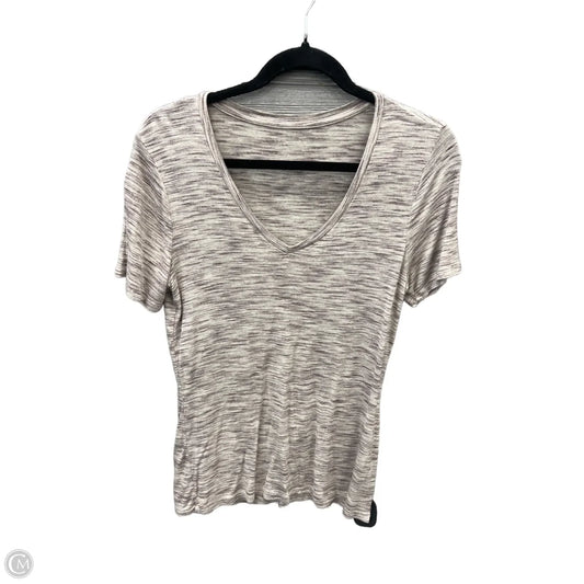 Top Short Sleeve Basic By Apt 9 In Tan, Size: S