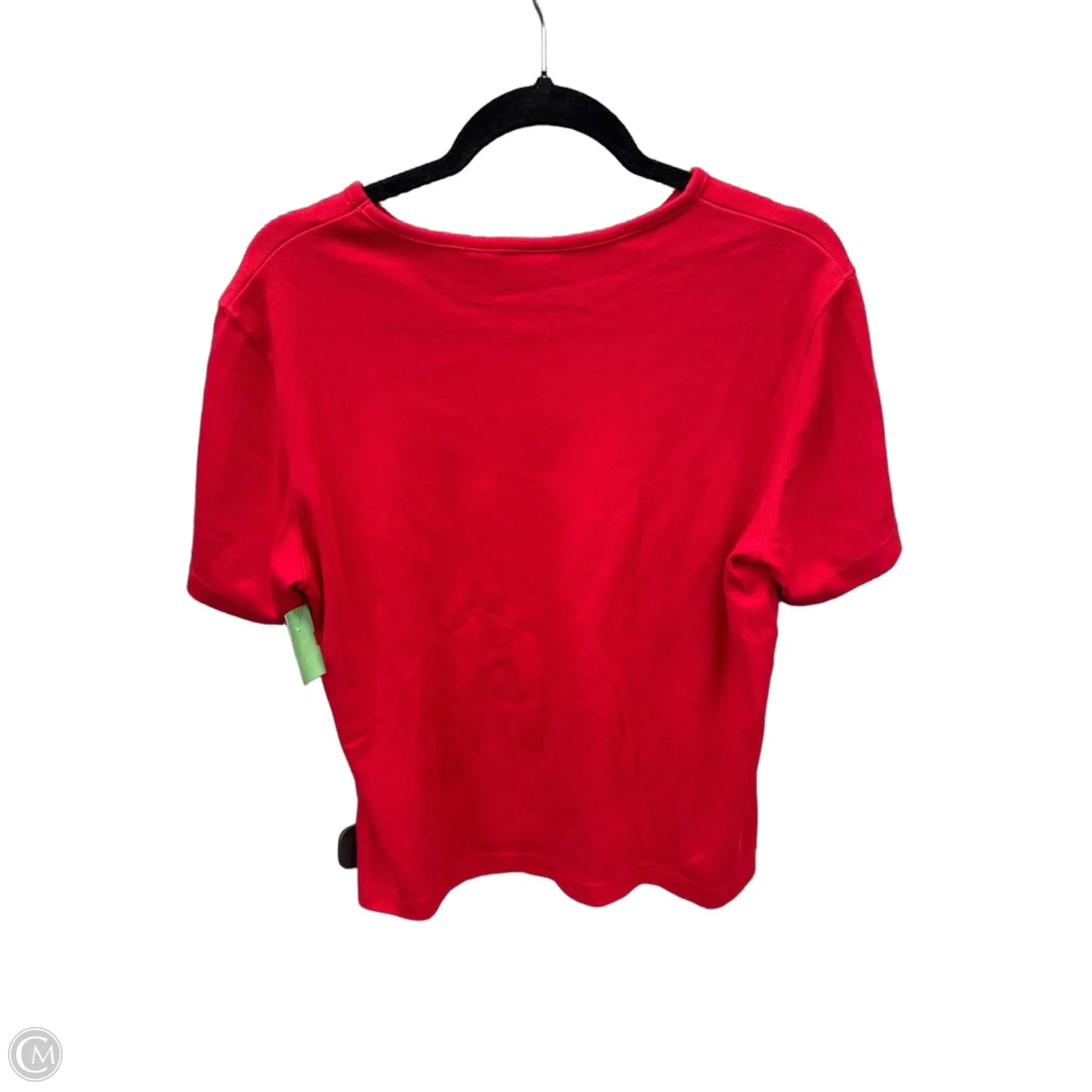 Top Short Sleeve By Classic Elements In Red, Size: Xl