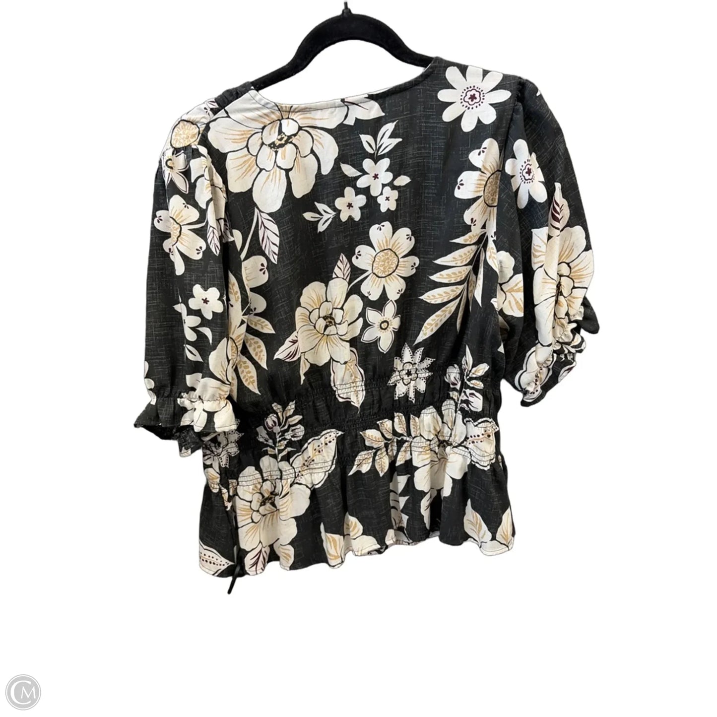 Top 3/4 Sleeve By Torrid In Floral Print, Size: M