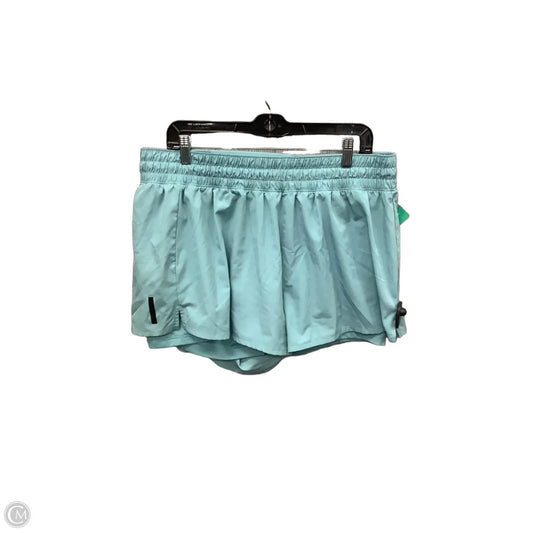 Athletic Shorts By Reebok In Green, Size: Xxl