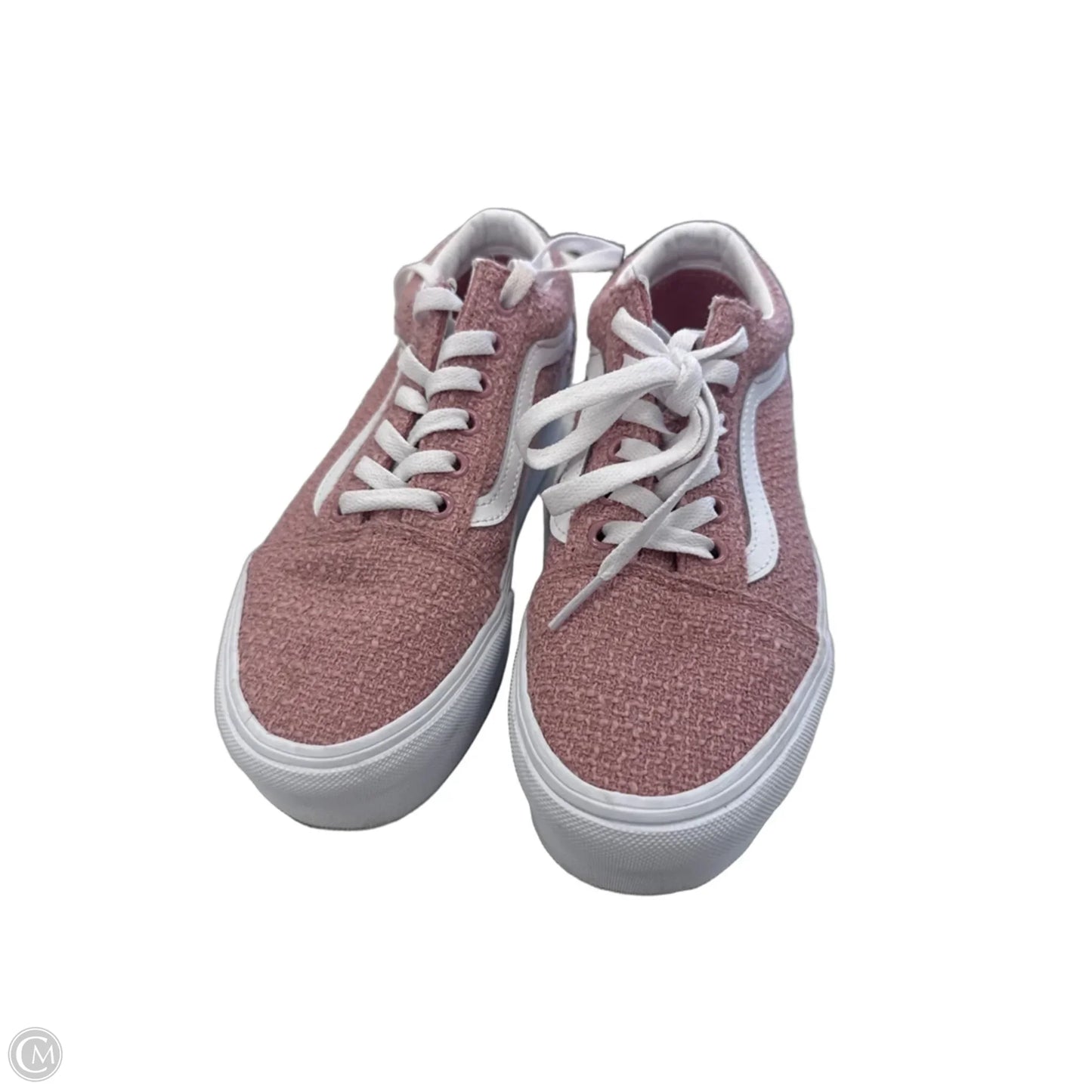 Shoes Sneakers Platform By Vans In Pink, Size: 7