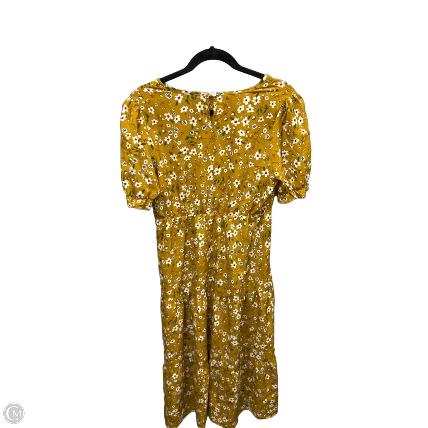 Dress Casual Maxi By Shein In Yellow, Size: M