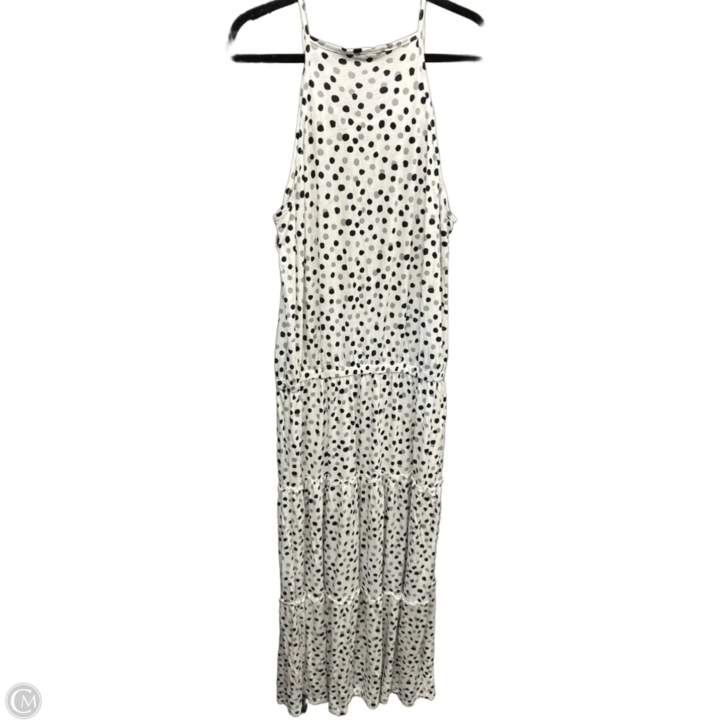 Dress Casual Maxi By Lascana In Polkadot Pattern, Size: Xl
