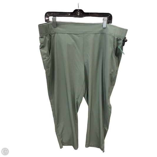 Athletic Pants By Eddie Bauer In Green, Size: Xl
