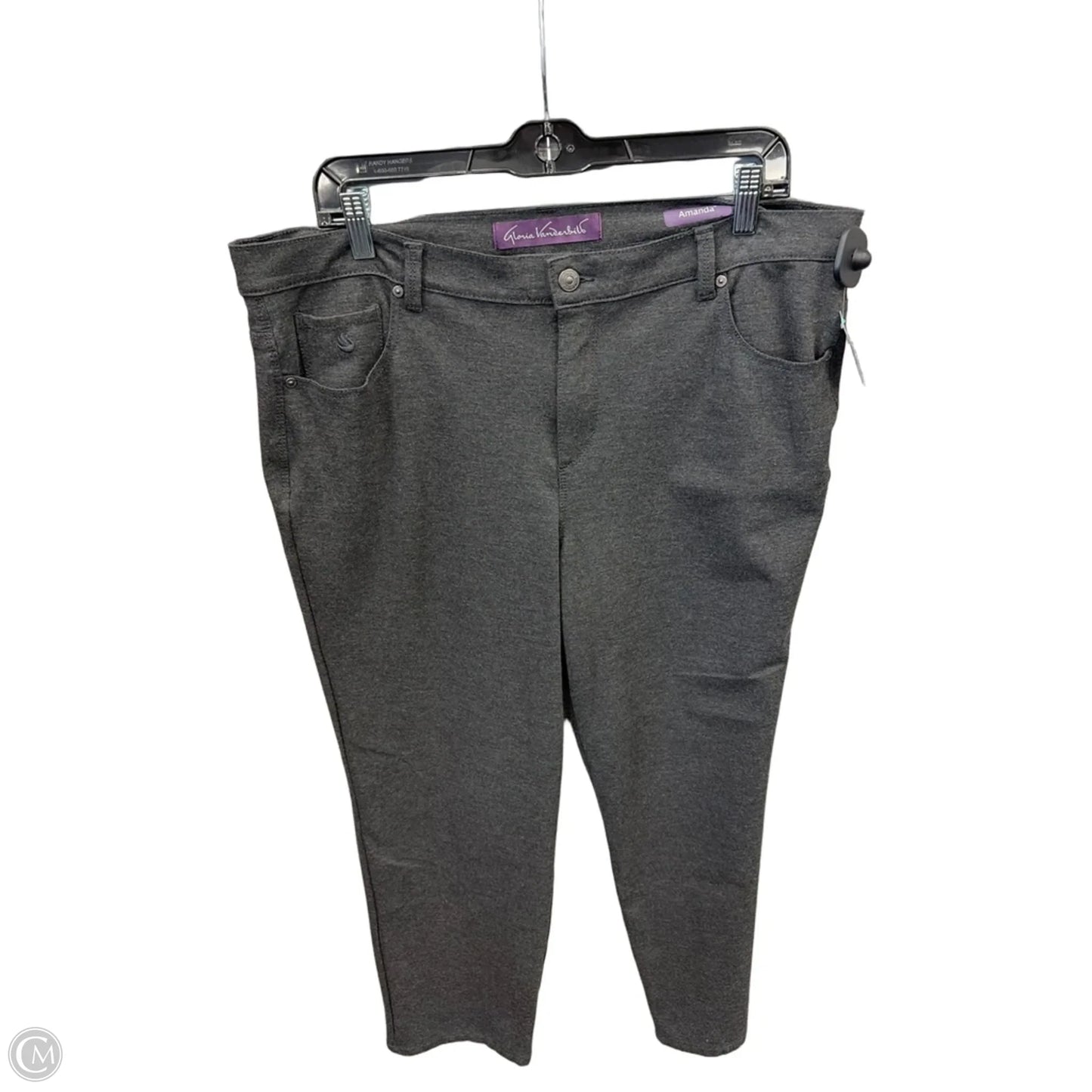 Pants Other By Gloria Vanderbilt In Grey, Size: 18