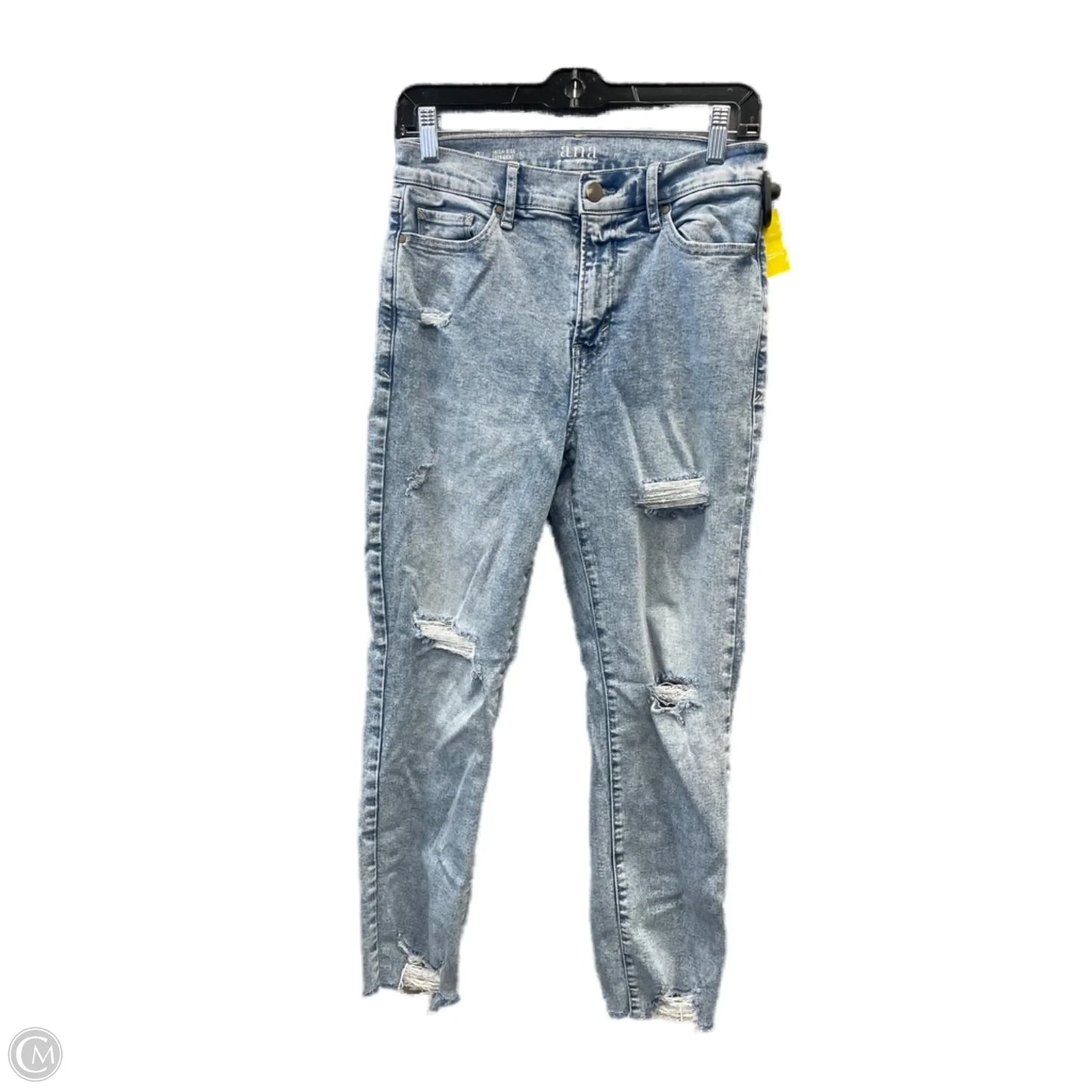 Jeans Straight By Ana In Blue Denim, Size: 6