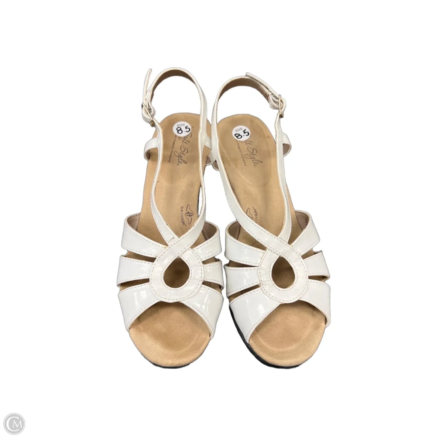 Sandals Flats By Hush Puppies In White, Size: 8.5