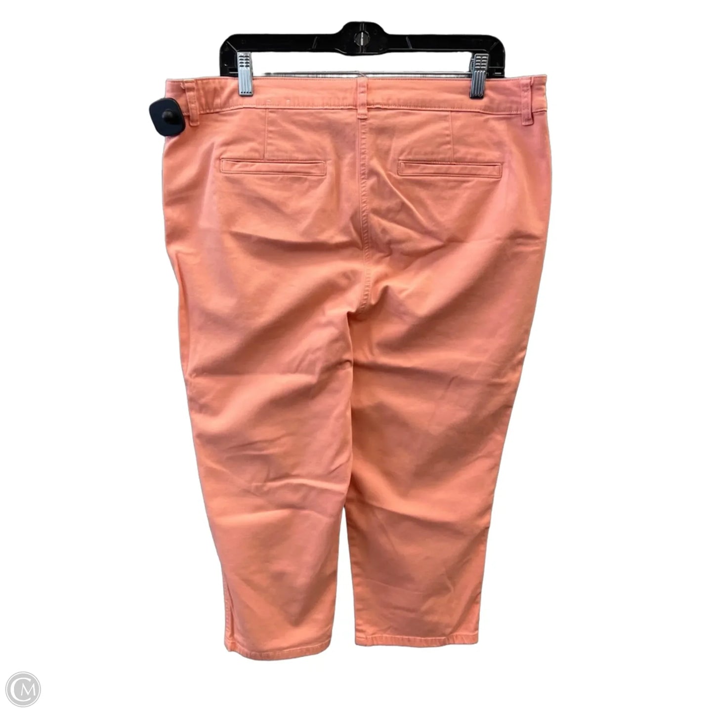 Capris By Chicos In Orange, Size: 14