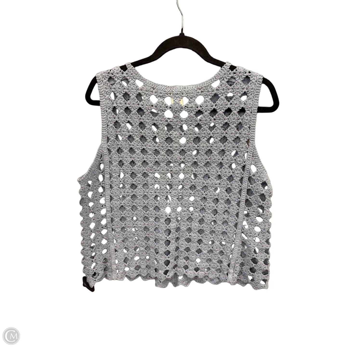 Top Sleeveless By Ultra Pink In Blue, Size: L
