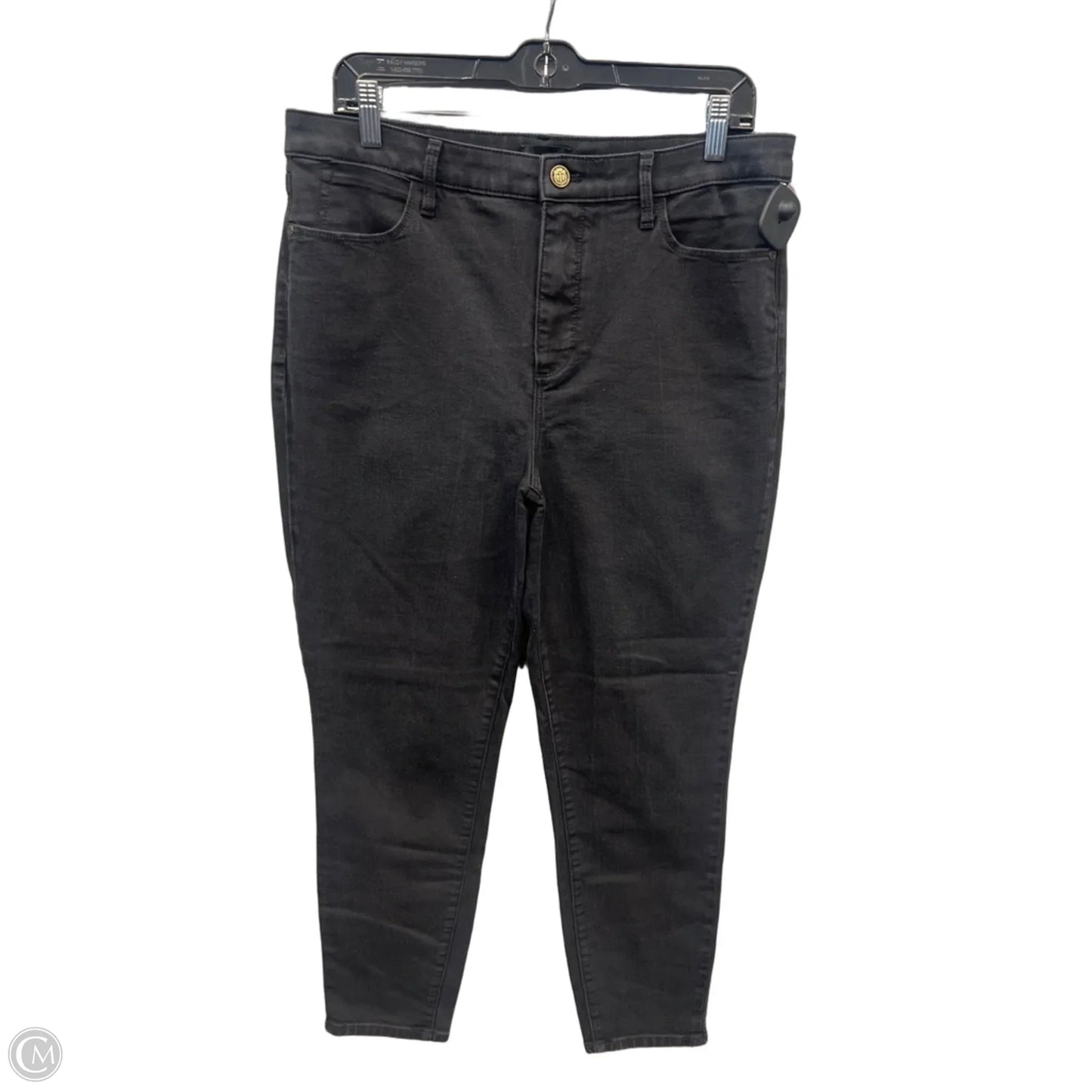 Jeans Jeggings By Talbots In Black Denim, Size: 14