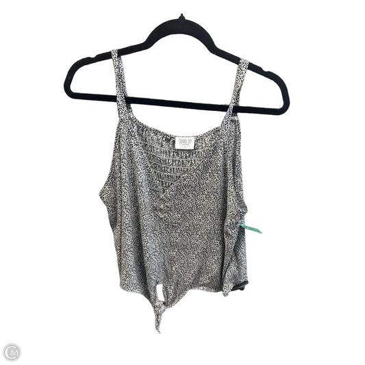 Top Sleeveless By Sienna Sky In Black & White, Size: L