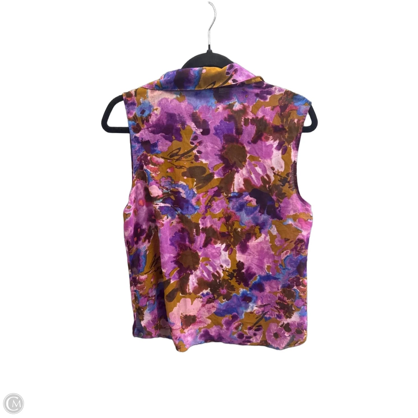 Top Sleeveless By Cabi In Purple, Size: M