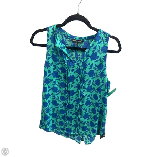 Top Sleeveless By 41 Hawthorn In Floral Print, Size: M