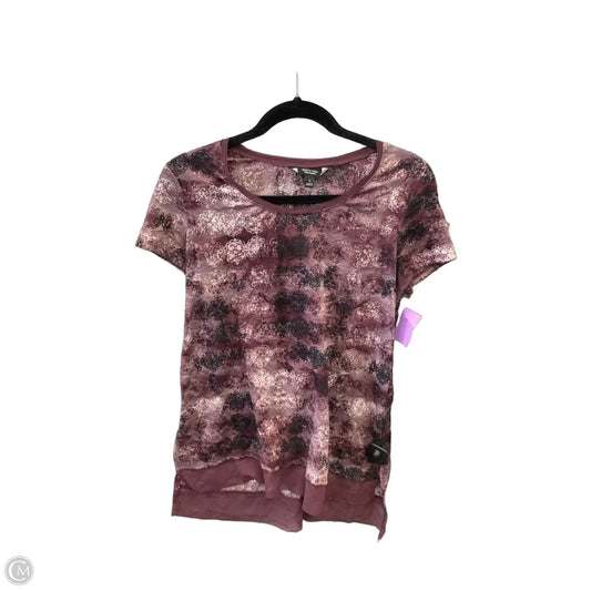 Top Short Sleeve By Simply Vera In Purple, Size: S