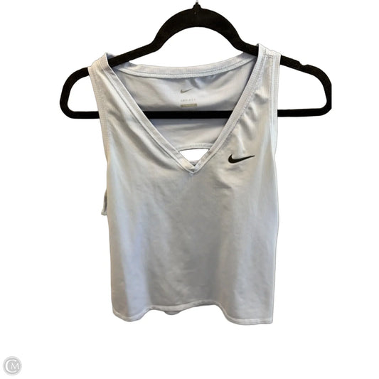 Athletic Tank Top By Nike In Blue, Size: M
