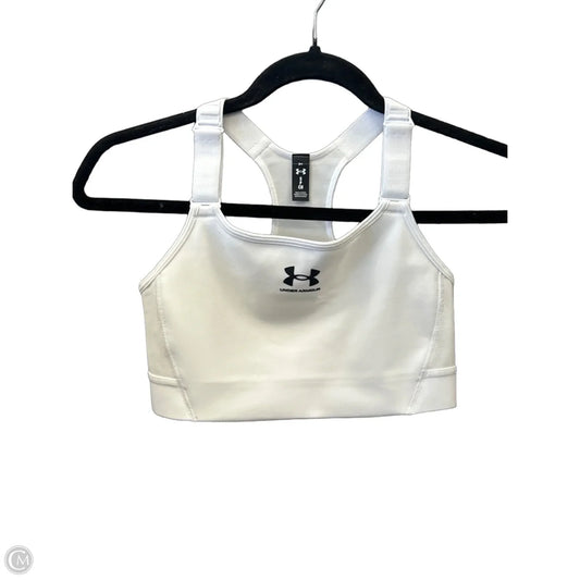 Athletic Bra By Under Armour In White, Size: Sp