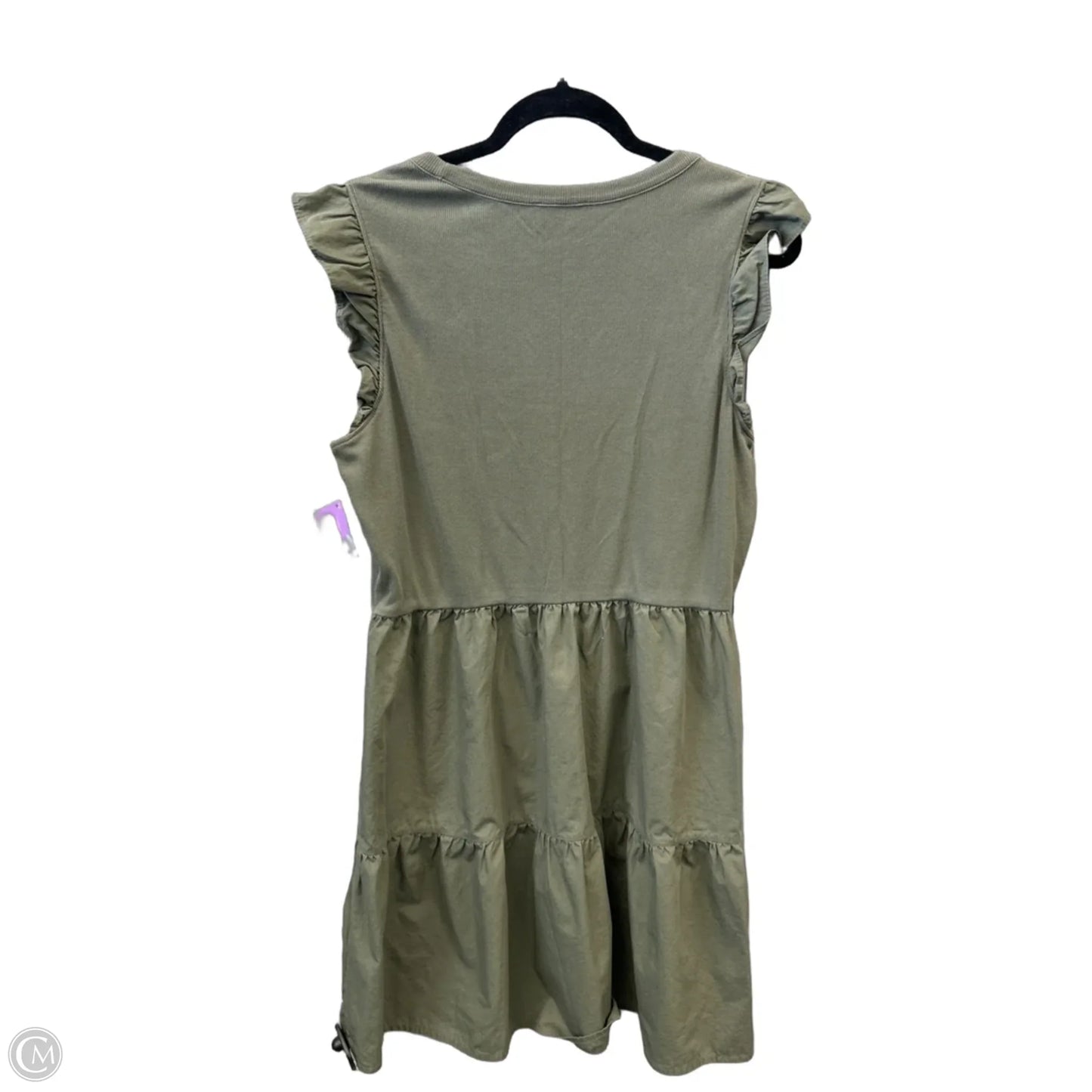 Dress Casual Midi By Loft In Green, Size: L